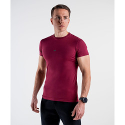 KOSZULKA SLIM BORDO BASIC