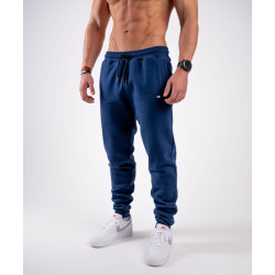 SPODNIE DRESOWE REGULAR GRANATOWE