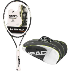 Rakieta tenisowa HEAD GRAPHENE XT SPEED PRO + torba tenisowa HEAD NOVAK DJOKOVIC SUPERCOMBI